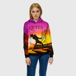 Женская толстовка 3D Queen Фредди Меркьюри - фото 2