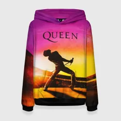 Женская толстовка 3D Queen Фредди Меркьюри
