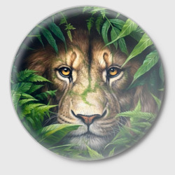 Значок Лев в диких джунглях