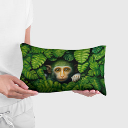 Подушка 3D антистресс Маленькая обезьянка в листьях - фото 2