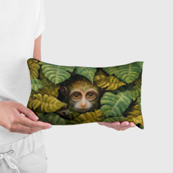 Подушка 3D антистресс Маленькая обезьянка  в листьях - фото 2