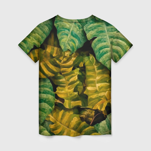 Женская футболка 3D Обезьяна в джунглях, цвет 3D печать - фото 2
