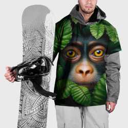 Накидка на куртку 3D Черная обезьянка