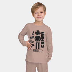Детская пижама с лонгсливом хлопок Игроман - фото 2