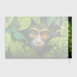 Флаг 3D Обезьянка   в джунгли - фото 2