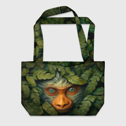 Пляжная сумка 3D Обезьяна  в   джунглях