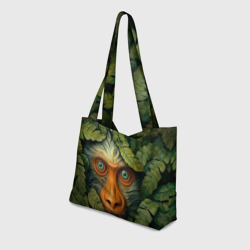 Пляжная сумка 3D Обезьяна  в   джунглях - фото 2