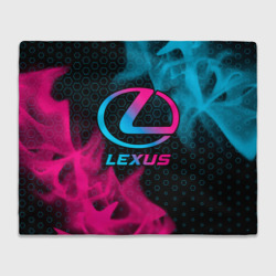 Плед 3D Lexus - neon gradient