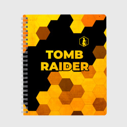 Тетрадь Tomb Raider - gold gradient: символ сверху