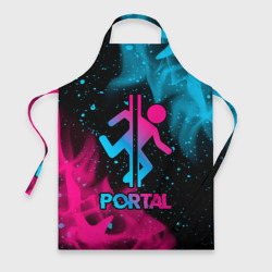 Фартук 3D Portal - neon gradient