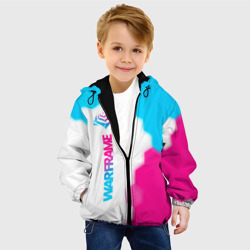 Детская куртка 3D Warframe neon gradient style: по-вертикали - фото 2