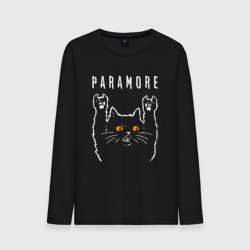 Мужской лонгслив хлопок Paramore rock cat