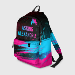 Рюкзак 3D Asking Alexandria - neon gradient: символ сверху