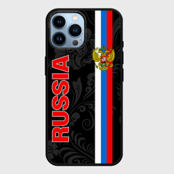 Чехол для iPhone 14 Pro Max Russia black style