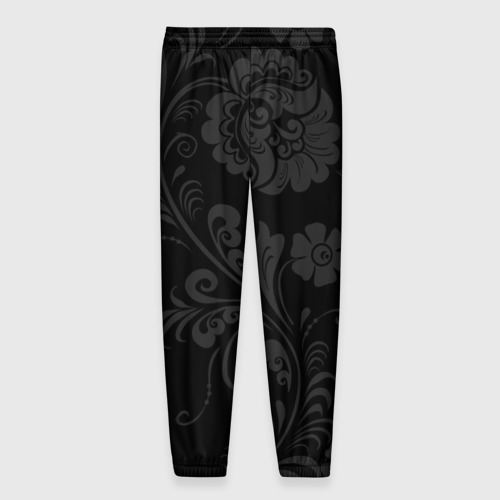 Мужские брюки 3D Russia black style, цвет 3D печать - фото 2