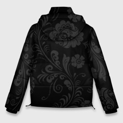 Куртка с принтом Russia black style для мужчины, вид сзади №1. Цвет основы: черный
