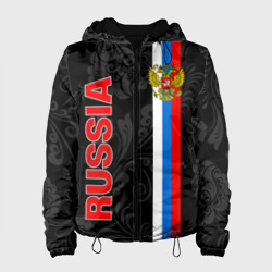 Женская куртка 3D Russia black style