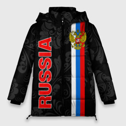 Женская зимняя куртка Oversize Russia black style