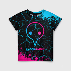 Детская футболка 3D Evangelion - neon gradient