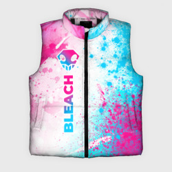 Мужской жилет утепленный 3D Bleach neon gradient style: по-вертикали