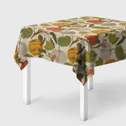 Скатерть 3D Тыквы цветные