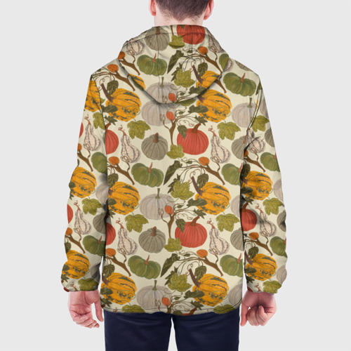 Мужская куртка 3D Тыквы цветные, цвет 3D печать - фото 5