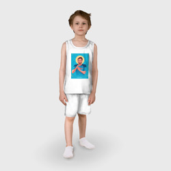 Детская пижама с шортами хлопок Квара ФК Наполи Хвича Кварацхелия - фото 2