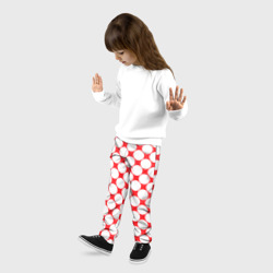 Детские брюки 3D Узор в красное ретро-яблоко - фото 2