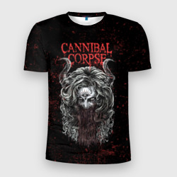 Мужская футболка 3D Slim Cannibal Corpse art