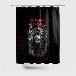 Штора 3D для ванной Cannibal Corpse art