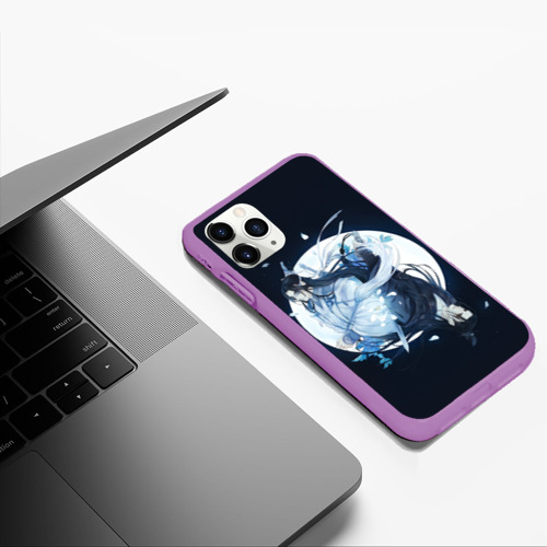 Чехол для iPhone 11 Pro Max матовый Вэй и Лань - фото 5