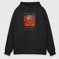 Мужское худи Oversize хлопок Cannibal Corpse Хаос