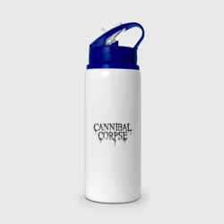 Бутылка для воды с трубочкой Cannibal Corpse лого
