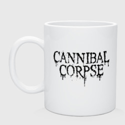 Кружка керамическая Cannibal Corpse лого