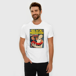 Мужская футболка хлопок Slim Белое рождество - Черное зеркало: комикс обложка - фото 2