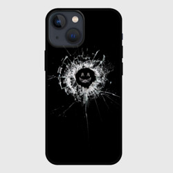 Чехол для iPhone 13 mini Black Mirror - smile