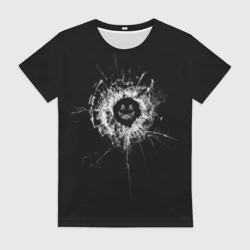 Женская футболка 3D Black Mirror - smile