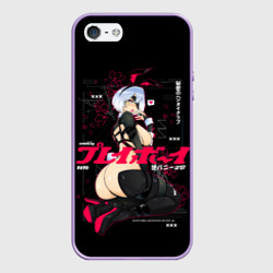 Чехол для iPhone 5/5S матовый Nier Automata waifu