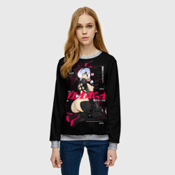 Женский свитшот 3D Nier Automata - sexy waifu - фото 2