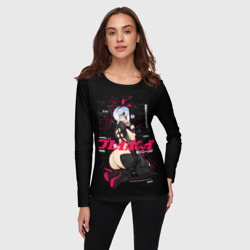 Женский лонгслив 3D Nier Automata - sexy waifu - фото 2