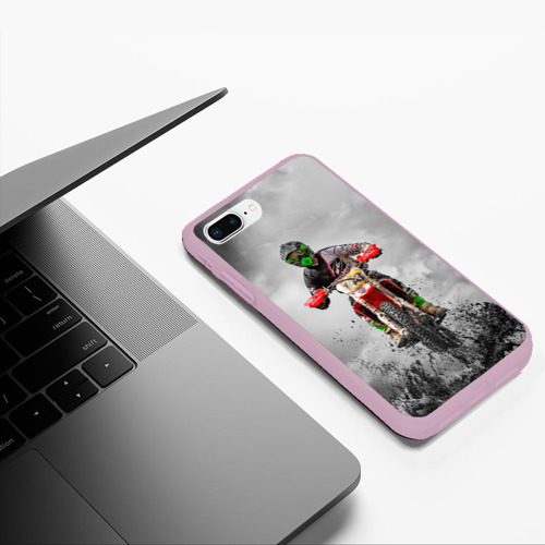 Чехол для iPhone 7Plus/8 Plus матовый с принтом Dirty motocross, фото #5