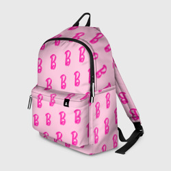 Рюкзак 3D Барби паттерн буква B