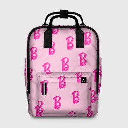 Женский рюкзак 3D Барби паттерн буква B