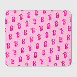 Прямоугольный коврик для мышки Барби паттерн буква B
