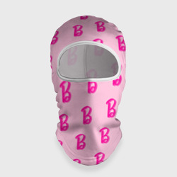 Балаклава 3D Барби паттерн буква B