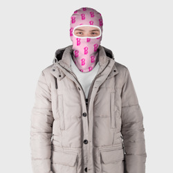 Балаклава 3D Барби паттерн буква B - фото 2