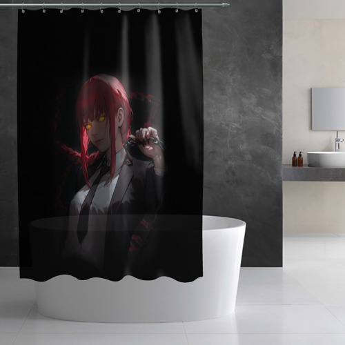 Штора 3D для ванной Макима - сила контроля - фото 2