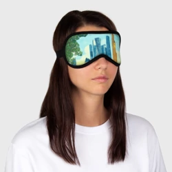Маска для сна 3D Москва-сити Ван Гог - фото 2