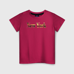 Детская футболка хлопок Ночной Нью-Йорк