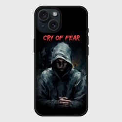 Чехол силиконовый для Apple iPhone 15 матовый Cry of Fear - Simon